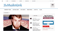 Desktop Screenshot of muslimlinkpaper.com